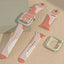 Apple Watch 7 45mm KRD-62 Silikon Kordon Grape Fruit