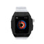 Apple Watch 7 45mm KRD-65 Kordon Siyah-Gümüş