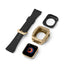 Apple Watch 7 45mm KRD-65 Kordon Siyah-Gümüş