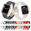 Apple Watch 7 45mm KRD-72 Silikon Kordon Koyu Mor