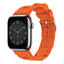 Apple Watch 7 45mm KRD-92 Silikon Kordon Turuncu