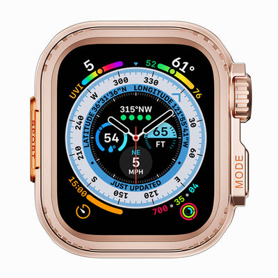 Apple Watch 7 45mm to Apple Watch Ultra 49mm Kasa Dönüştürücü Zore Watch Gard 33 Titanyum