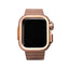 Apple Watch 7 45mm Zore KRD-126 Sert Kasa Koruyuculu Metal Kordon Gold