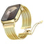 Apple Watch 7 45mm Zore KRD-137 Metal Hasır Kordon Siyah