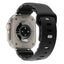 Apple Watch 7 45mm Zore KRD-143 Silikon Kordon Siyah