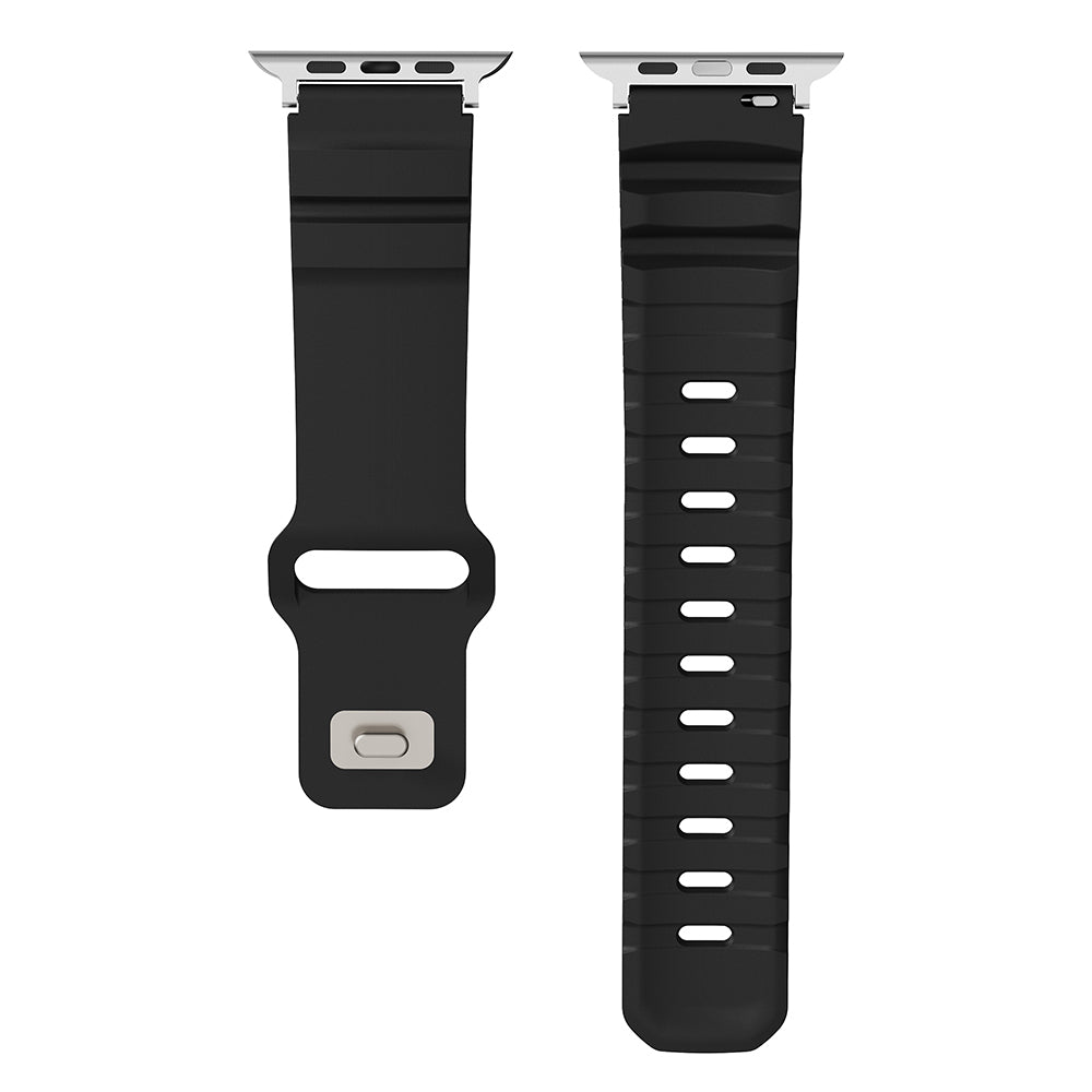 Apple Watch 7 45mm Zore KRD-143 Silikon Kordon Sarı