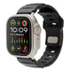 Apple Watch 7 45mm Zore KRD-143 Silikon Kordon Siyah