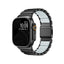 Apple Watch 7 45mm Zore KRD-151 Metal Silikon Kordon