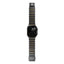 Apple Watch 7 45mm Zore KRD-152 Titanyum Silikon Kordon Siyah-Turuncu