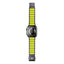 Apple Watch 7 45mm Zore KRD-152 Titanyum Silikon Kordon Siyah-Yeşil