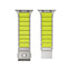 Apple Watch 7 45mm Zore KRD-152 Titanyum Silikon Kordon Gri-Yeşil