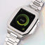 Apple Watch 7 45mm Zore KRD-64 Metal Kordon Gümüş