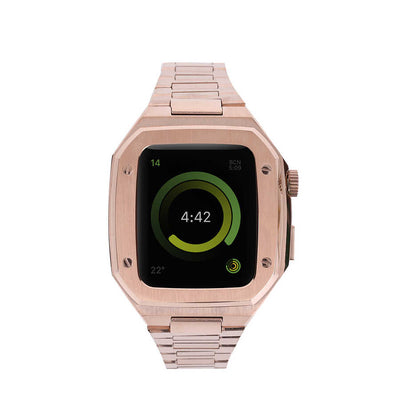 Apple Watch 7 45mm Zore KRD-64 Metal Kordon Rose Gold