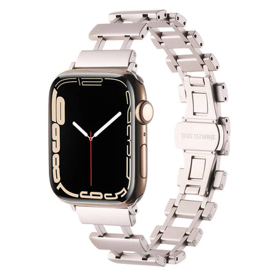 Apple Watch 7 45mm Zore KRD-96 Metal Kordon Rose Gold