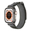 Apple Watch Ultra 49mm Hasır Kordon Zore KRD-106 Strap Kayış Beyaz