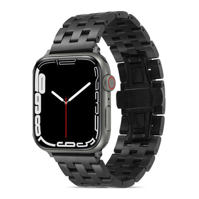 Apple Watch Ultra 49mm Kordon KRD-20 Metal Strap Kayış Siyah