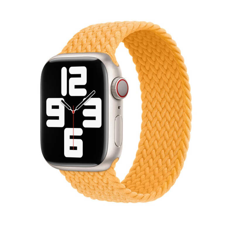 Apple Watch Ultra 49mm Kordon KRD-32 Small Strap Kayış Sarı