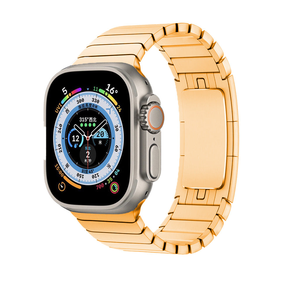 Apple Watch Ultra 49mm Kordon KRD-35 Metal Kordon Rose Gold