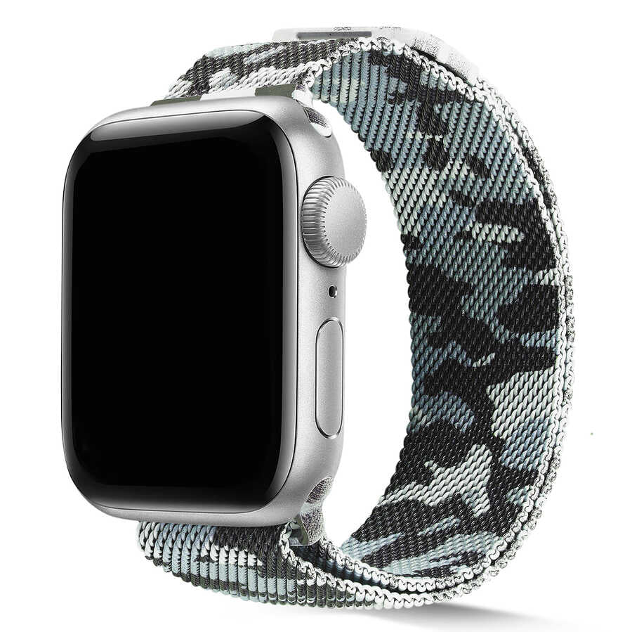 Apple Watch Ultra 49mm Kordon KRD-40 Metal Strap Kayış NO1