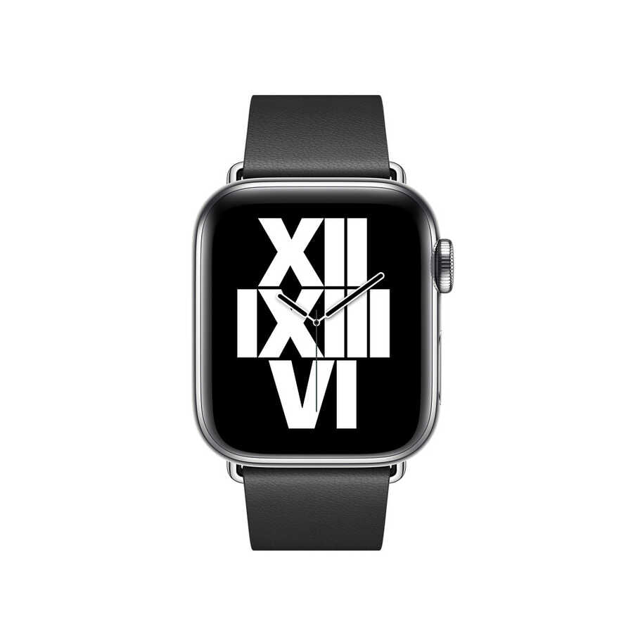 Apple Watch Ultra 49mm Kordon KRD-42 Deri Strap Kayış Lacivert