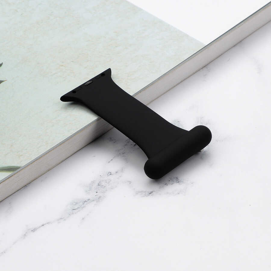 Apple Watch Ultra 49mm Kordon KRD-44 Silikon Strap Kayış Beyaz