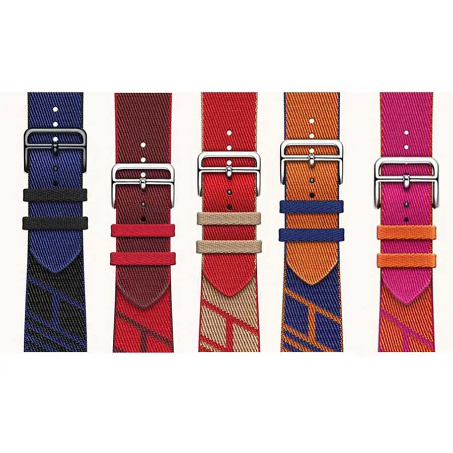 Apple Watch Ultra 49mm Kordon KRD-51 Hasır Strap Kayış NO2