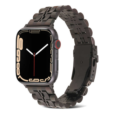 Apple Watch Ultra 49mm Kordon KRD-54 Metal Strap Kayış Siyah