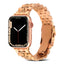 Apple Watch Ultra 49mm Kordon KRD-54 Metal Strap Kayış Rose Gold
