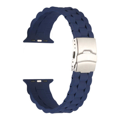 Apple Watch Ultra 49mm Kordon KRD-72 Silikon Strap Kayış Lacivert