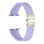 Apple Watch Ultra 49mm Kordon KRD-72 Silikon Strap Kayış Lila