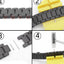 Apple Watch Ultra 49mm Kordon Mat Seramik Metal Strap Kayış Parlak Siyah