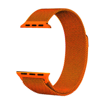 Apple Watch Ultra 49mm Kordon Zore KRD-01 Metal Strap Kayış Turuncu