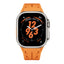 Apple Watch Ultra 49mm KRD-127 Metal Tokalı Silikon Kordon Siyah