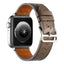 Apple Watch Ultra 49mm KRD-76 PU Deri Kordon Strap Kayış Kahverengi