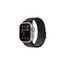 Apple Watch Ultra 49mm KRD-91 Hasır Kordon Strap Kayış Siyah-Mavi