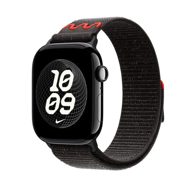 Apple Watch Ultra 49mm KRD-91 Hasır Kordon Strap Kayış Midnight Black