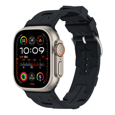 Apple Watch Ultra 49mm KRD-92 Silikon Kordon Midnight