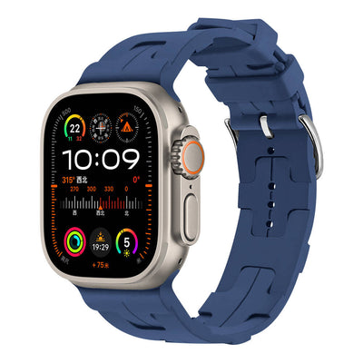 Apple Watch Ultra 49mm KRD-92 Silikon Kordon Mavi