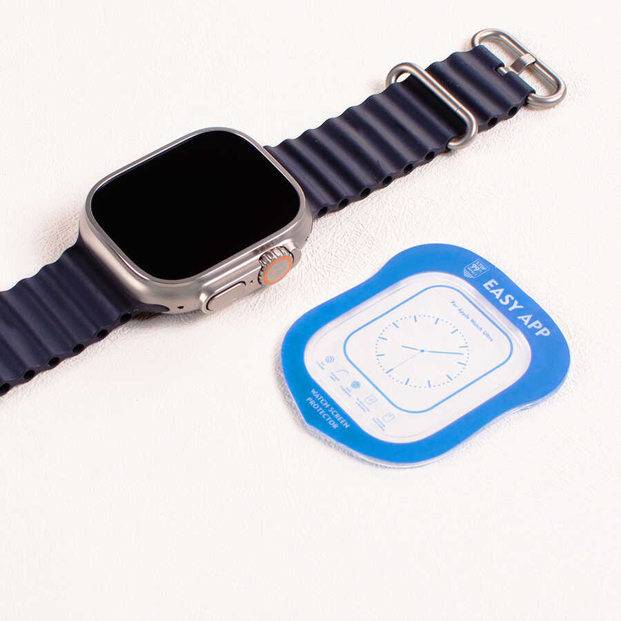 Apple Watch Ultra 49mm Zore Easy Cam Ekran Koruyucu Renksiz