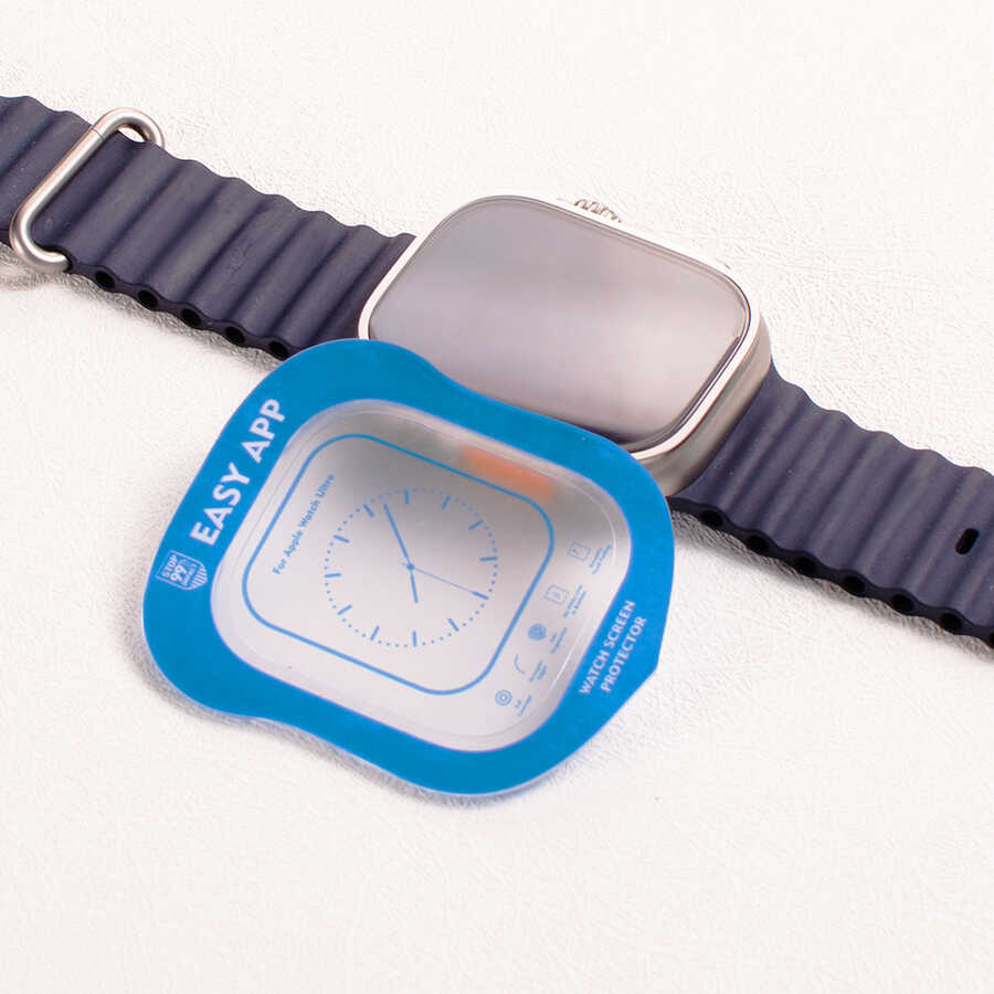 Apple Watch Ultra 49mm Zore Easy Cam Ekran Koruyucu Renksiz