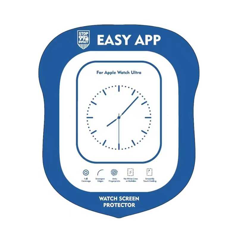 Apple Watch Ultra 49mm Zore Easy Cam Ekran Koruyucu Renksiz