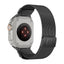 Apple Watch Ultra 49mm Zore KRD-107 Metal Hasır Kordon Starlight
