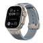 Apple Watch Ultra 49mm Zore KRD-113 Spor Görünümlü Silikon Kordon Gri