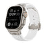 Apple Watch Ultra 49mm Zore KRD-113 Spor Görünümlü Silikon Kordon Gri