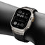 Apple Watch Ultra 49mm Zore KRD-113 Spor Görünümlü Silikon Kordon Starlight