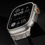 Apple Watch Ultra 49mm Zore KRD-113 Spor Görünümlü Silikon Kordon Siyah