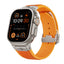 Apple Watch Ultra 49mm Zore KRD-113 Spor Görünümlü Silikon Kordon Gri