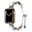 Apple Watch Ultra 49mm Zore KRD-115 Renkli Taş Tasarımlı Kordon Rose Pembe