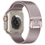 Apple Watch Ultra 49mm Zore KRD-121 Metal Hasır Kordon Siyah
