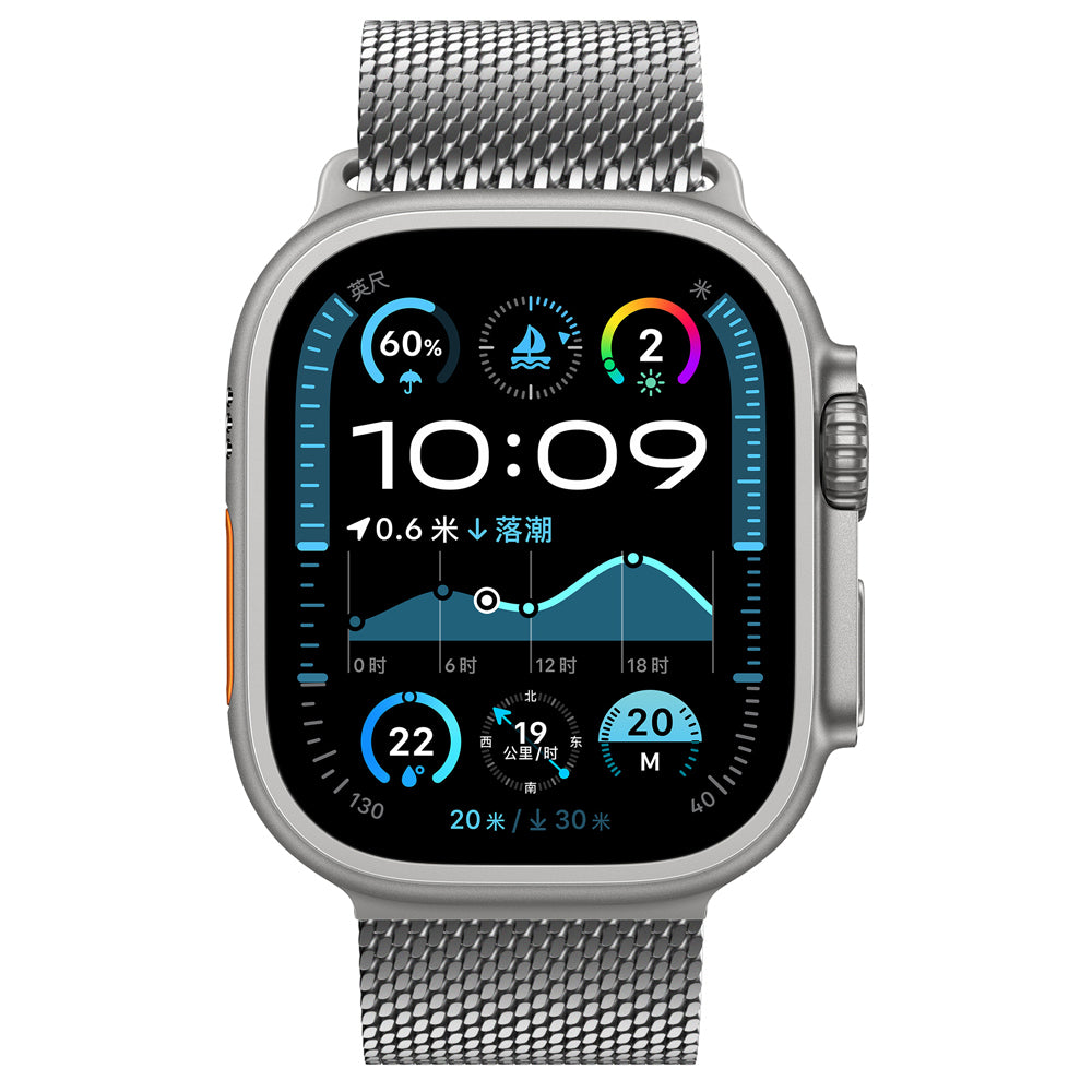 Apple Watch Ultra 49mm Zore KRD-121 Metal Hasır Kordon Pembe